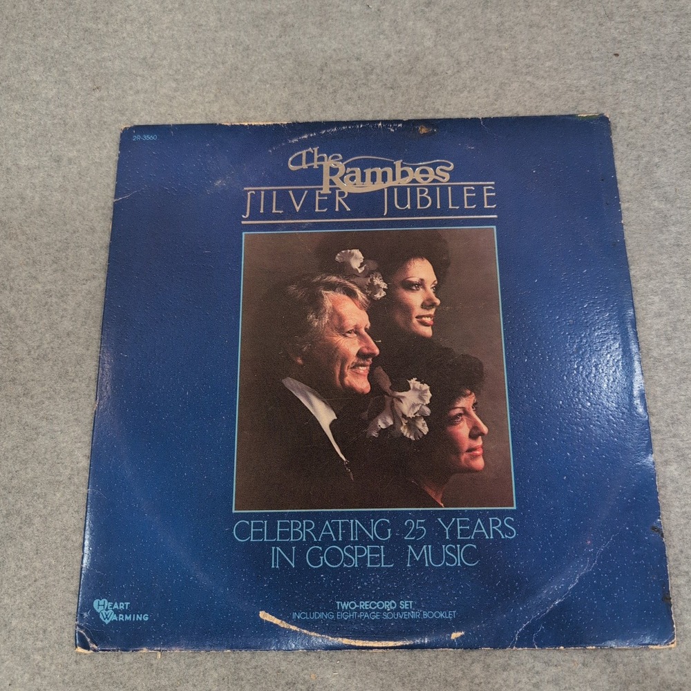 The Rambos Silver Jubilee 2-LP Vinyl Gospel Music Heart Warming Records - Picture 1 of 2